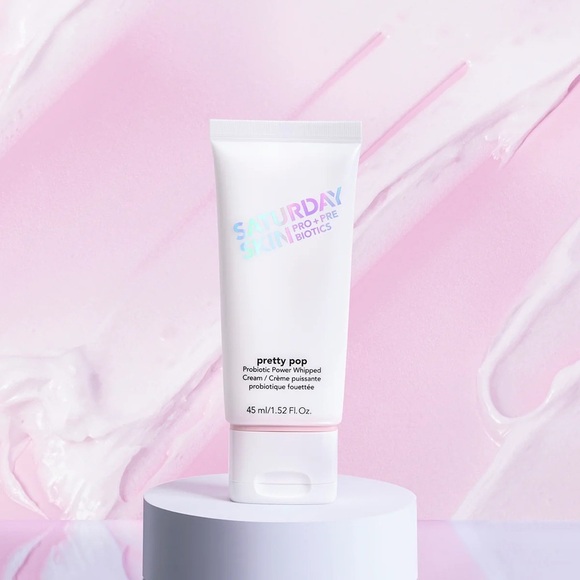 NEW | SATURDAY SKIN | pretty pop whipped probiotic cream | 1.52 oz | Retails $39 - Picture 1 of 2